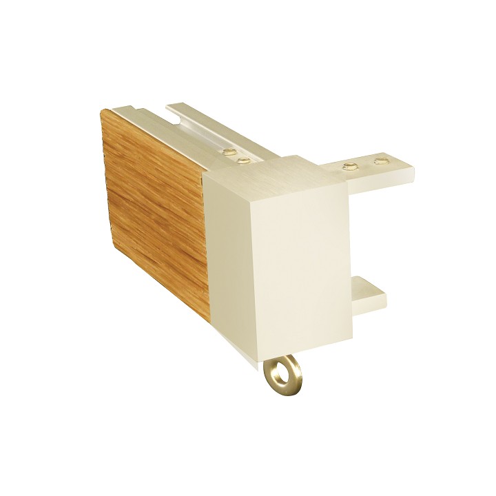 Icon M52 40 x 25 mm Aluminum Oak Facial Poles for Wave Curtains End Return