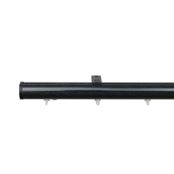 Now M51 28 mm Aluminum Poles Set Ceiling Bracket for 6cm Wave Curtains Black