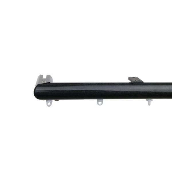 Now M51 28 mm Aluminum Poles Set Ceiling Bracket for 6cm Wave Curtains Black