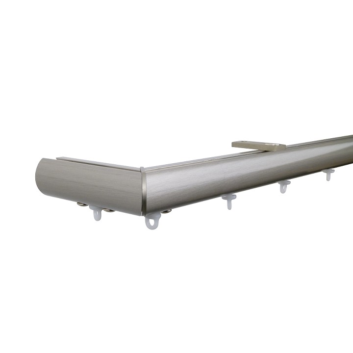 Now M51 28 mm Aluminum Poles Set Ceiling Bracket for 6cm Wave Curtains Champagne