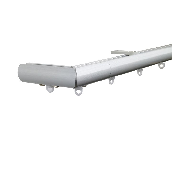 Now M51 28 mm Aluminum Poles Set Ceiling Bracket for 6cm Wave Curtains Natural