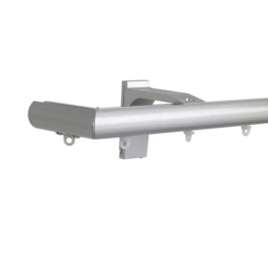 Now M51 28 mm Aluminum Poles Set Single Bracket for 6cm Wave Curtains Natural