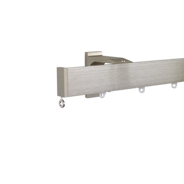 Now M51 40 x 18 mm Aluminum Poles Set Single Bracket for 6cm Wave Curtains Champagne, End Cap