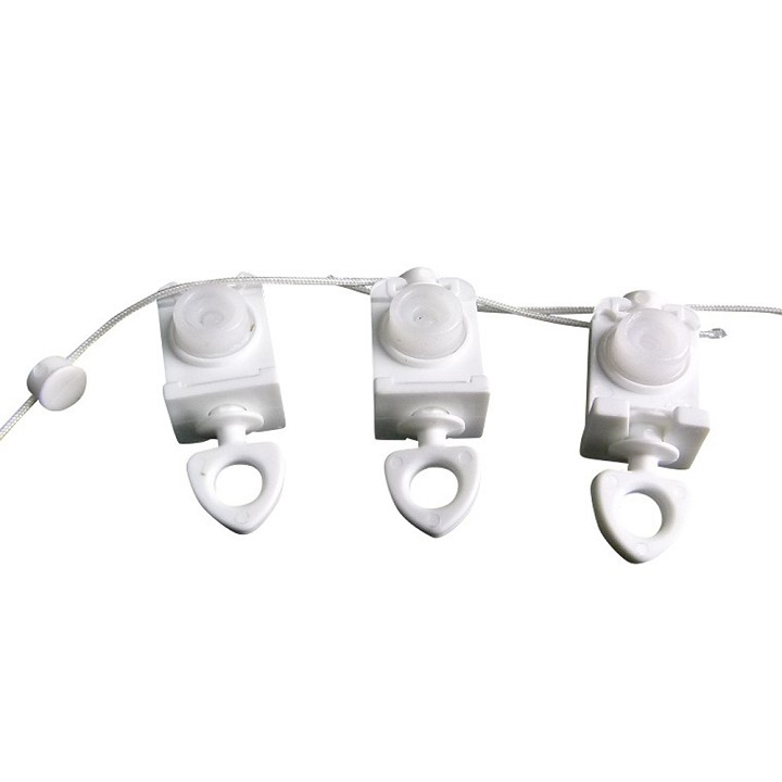 Kouvola 35 mm Aluminum Poles for Wave Curtains 6cm Ripple Fold