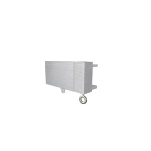 Now M51 40 x 18 mm Aluminum Poles for Wave Curtains End Return