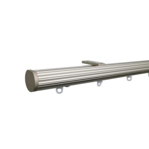 Now M52 28 mm Aluminum Poles Set Ceiling Bracket for 6cm Wave Curtains Champagne