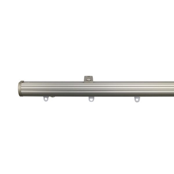 Now M52 28 mm Aluminum Poles Set Ceiling Bracket for 6cm Wave Curtains Champagne