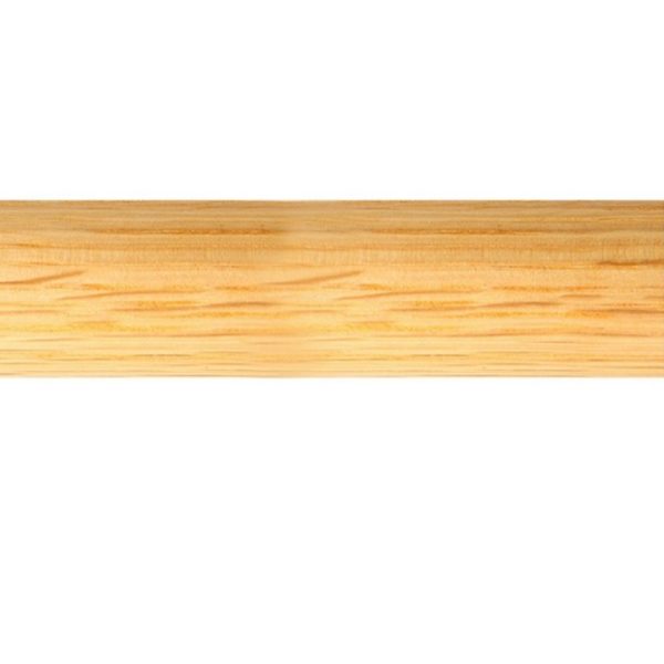 28mm Pole, Wood, White Oak, Natural Oil