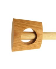 Zen 28 mm Zen Finial, White Oak