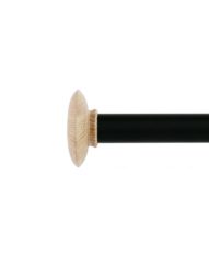 Zen 28 mm Button Finiale, White Oak