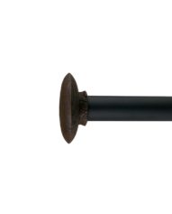 Zen 28 mm Button Finiale, White Oak