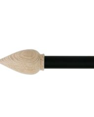 Zen 28 mm Bud Finial, White Oak