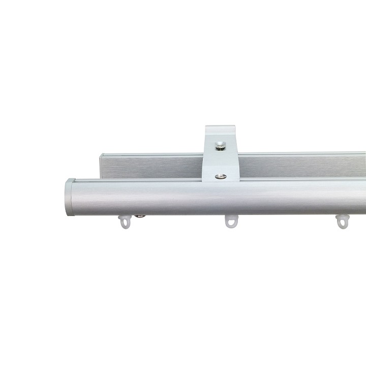 Now M51 28 mm Aluminum Poles Set Double Bracket for 6cm Wave Curtains Natural 2 Now M51 28 mm Aluminum Poles Set Double Bracket for 6cm Wave Curtains Natural