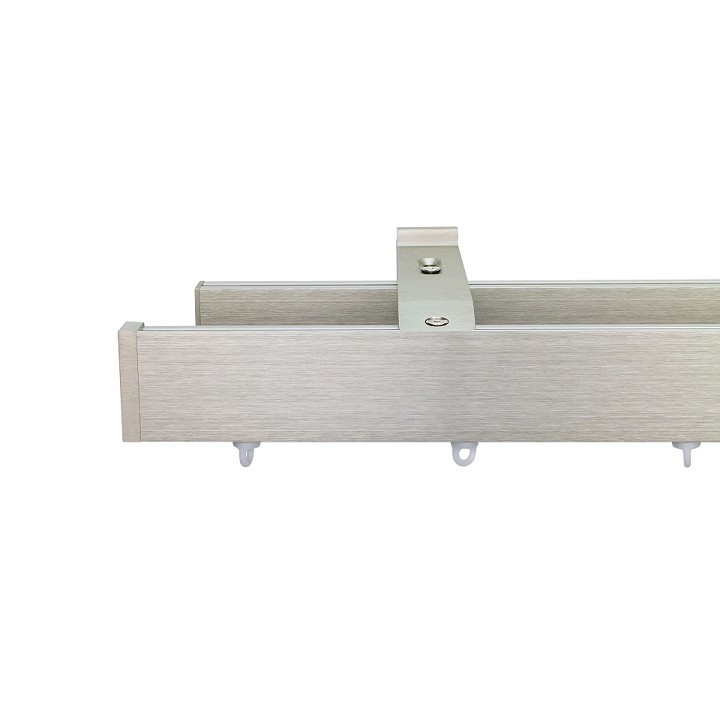 Now M51 40 x 18 mm Aluminum Poles Set Double Bracket for 6cm Wave Curtains Champagne 2 Now M51 40 x 18 mm Aluminum Poles Set Double Bracket for 6cm Wave Curtains Champagne