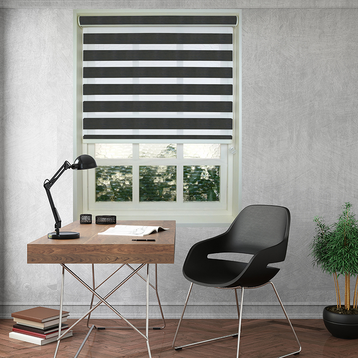 Elementi Equus Chocolate Blackout Vision Blind