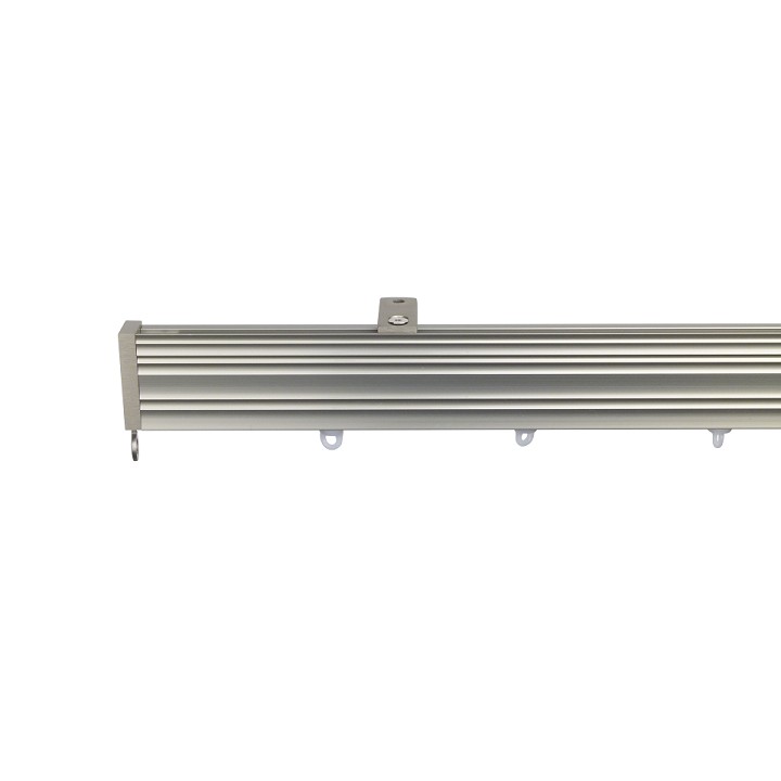 Now M52 40 x 18 mm Aluminum Poles Set Ceiling Bracket for 6cm Wave Curtains Champagne