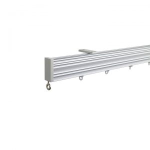 Now M52 40 x 18 mm Aluminum Poles Set Ceiling Bracket for 6cm Wave Curtains Natural