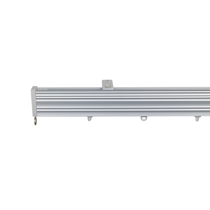 Now M52 40 x 18 mm Aluminum Poles Set Ceiling Bracket for 6cm Wave Curtains Natural