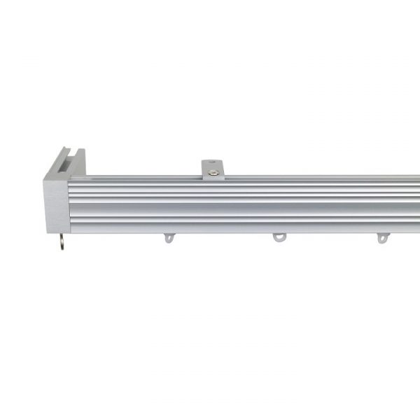 Now M52 40 x 18 mm Aluminum Poles Set Ceiling Bracket for 6cm Wave Curtains Natural