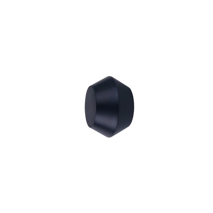 Oslo M81 28 mm Aluminum Poles for Wave Curtains Finial Geometric