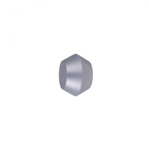 Oslo M81 28 mm Aluminum Poles for Wave Curtains Finial Geometric