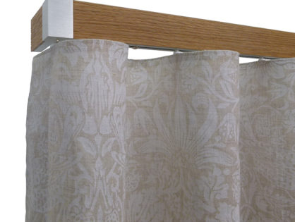 Is a smooth curve of wave curtain top heading part of features of a nice wave curtain making?