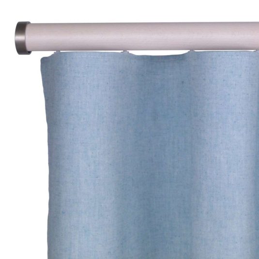 Provence M71 35  mm Wood Pole Set for 8 cm Wave Curtains Ivory