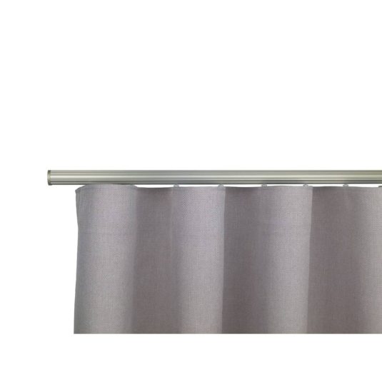 Helsinki M52 28 mm Aluminum Pole Set Single Bracket for 6 cm Wave Curtains Champagne