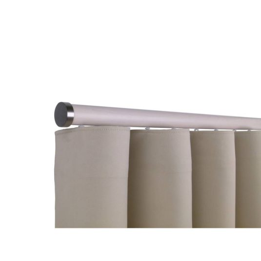 Provence M52 35 mm   Wood Pole Set Ceiling Bracket for 6 cm Wave Curtains Ivory