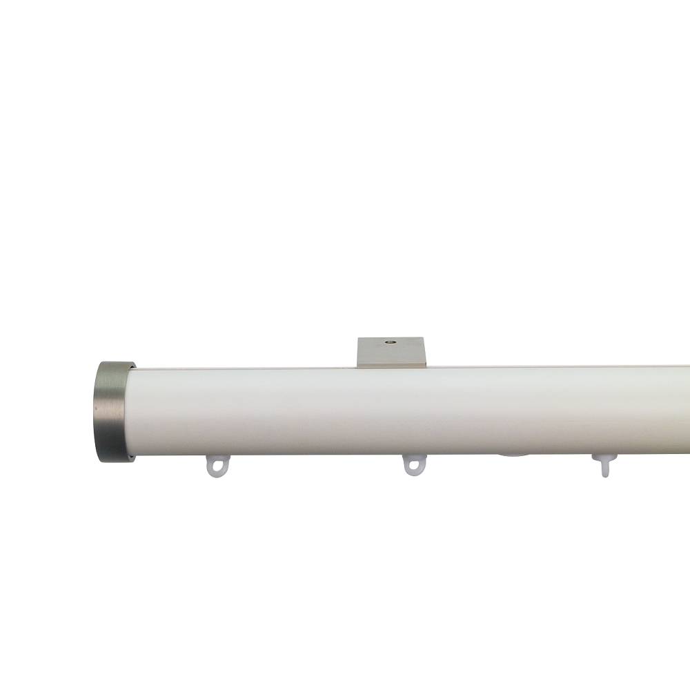 Provence M71 35 mm Wood Pole Set for 8 cm Wave Curtains Champagne