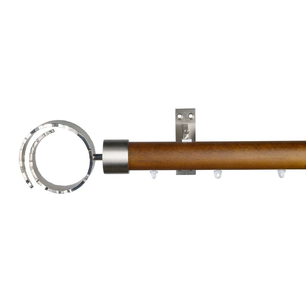 Reims M81 35 mm Finial Scroll Beech Wood Pole Set Ceiling Bracket for 8 cm Wave Curtains Dark Oak 1 Reims M81 35 mm Finial Scroll Beech Wood Pole Set Ceiling Bracket for 8 cm Wave Curtains Dark Oak