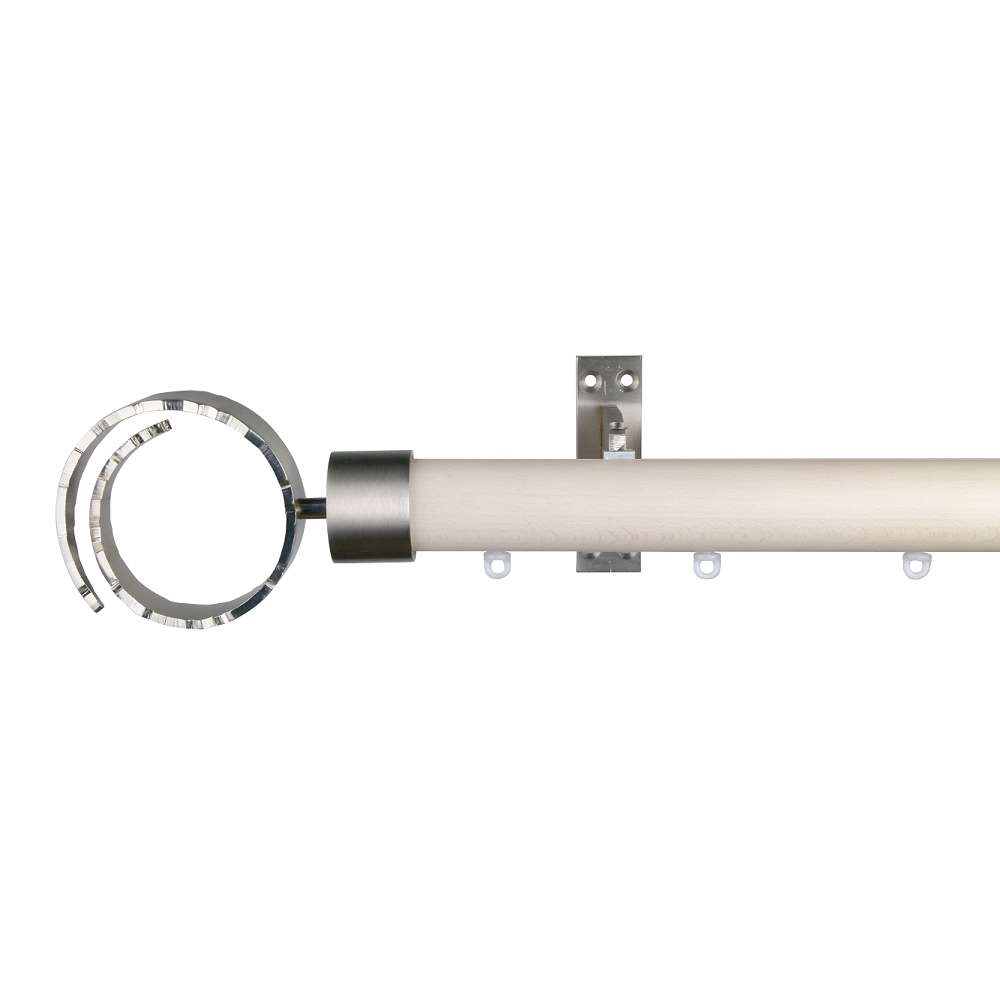 Reims M81 35 mm Finial Scroll Beech Wood Pole Set Single Bracket Ceiling Bracketfor 8 cm Wave Curtains Ivory 1 Reims M81 35 mm Finial Scroll Beech Wood Pole Set Single Bracket Ceiling Bracketfor 8 cm Wave Curtains Ivory