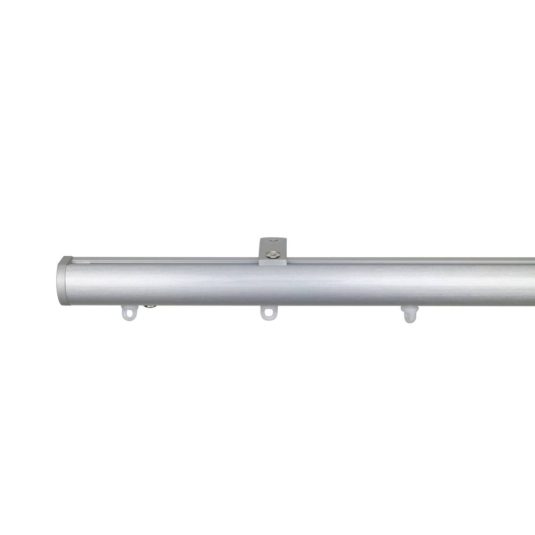 Helsinki M51 35 mm Aluminum Pole for Set Ceiling Bracket for 6 cm Wave Curtains Natural