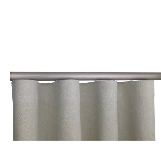 Helsinki M51 35 mm Aluminum Pole for Set Single Bracket for 6 cm Wave Curtains Champagne