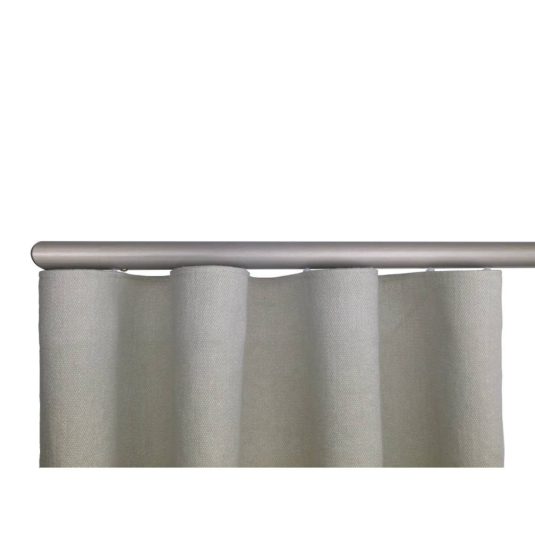 Helsinki M51 35 mm Aluminum Pole for Set Single Bracket for 6 cm Wave Curtains Champagne