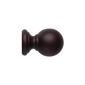 Vintage 40 mm Finial Ball Loose Mahogany