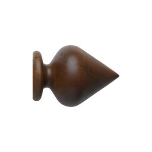 Vintage 40 mm Finial Peardrop Loose Dark Oak
