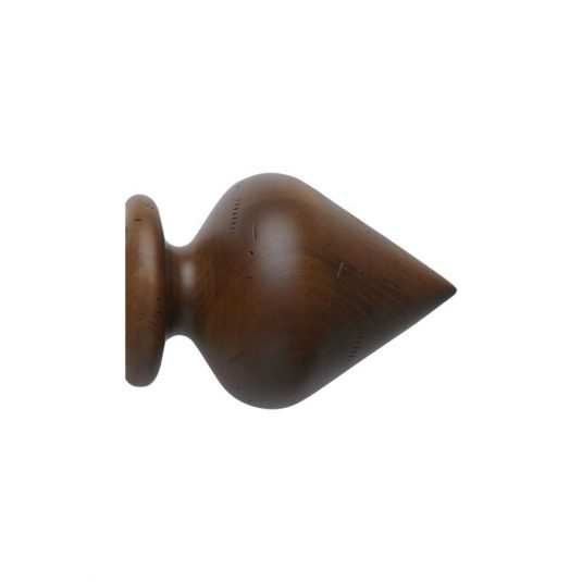 Vintage 40 mm Finial Peardrop Loose Dark Oak