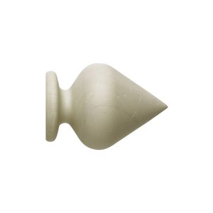 Vintage 40 mm Finial Peardrop Loose Ivory Wash