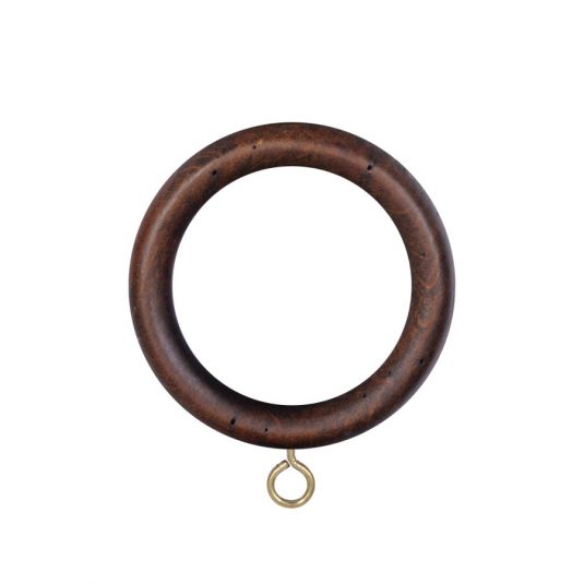 Vintage 40 mm Ring Pack of 6 Dark Oak