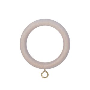 Vintage 40 mm Ring Pack of 6 Ivory Wash