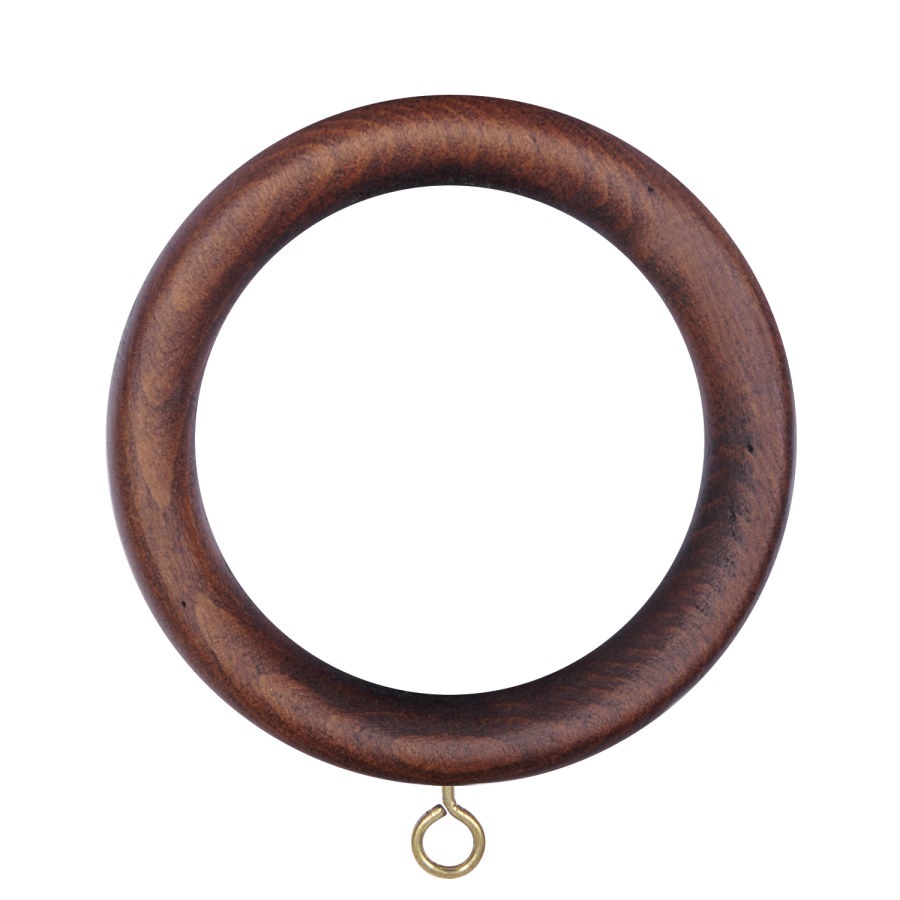 Vintage 50 mm Ring Pack of 6 Dark Oak